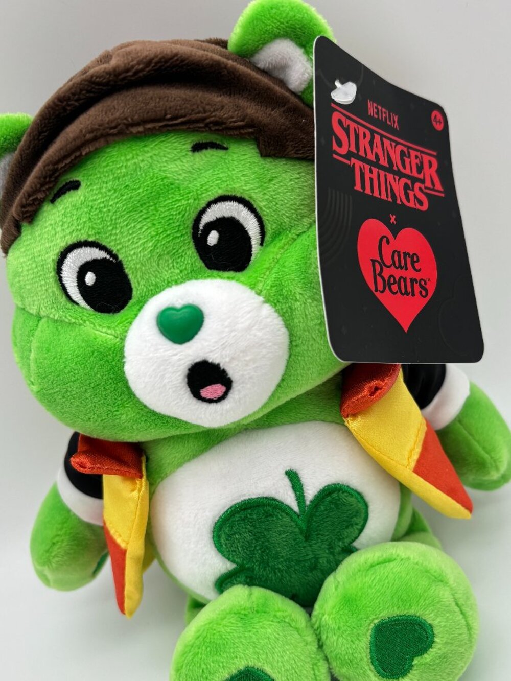 Care Bears x Stranger Things 9" Good Luck Bear as Will Fun Size Stuffed Plush
